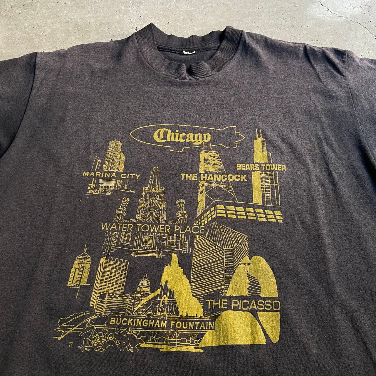 80年代〜90年代 ヴィンテージ Chicago シカゴ スーベニア Tシャツ ...