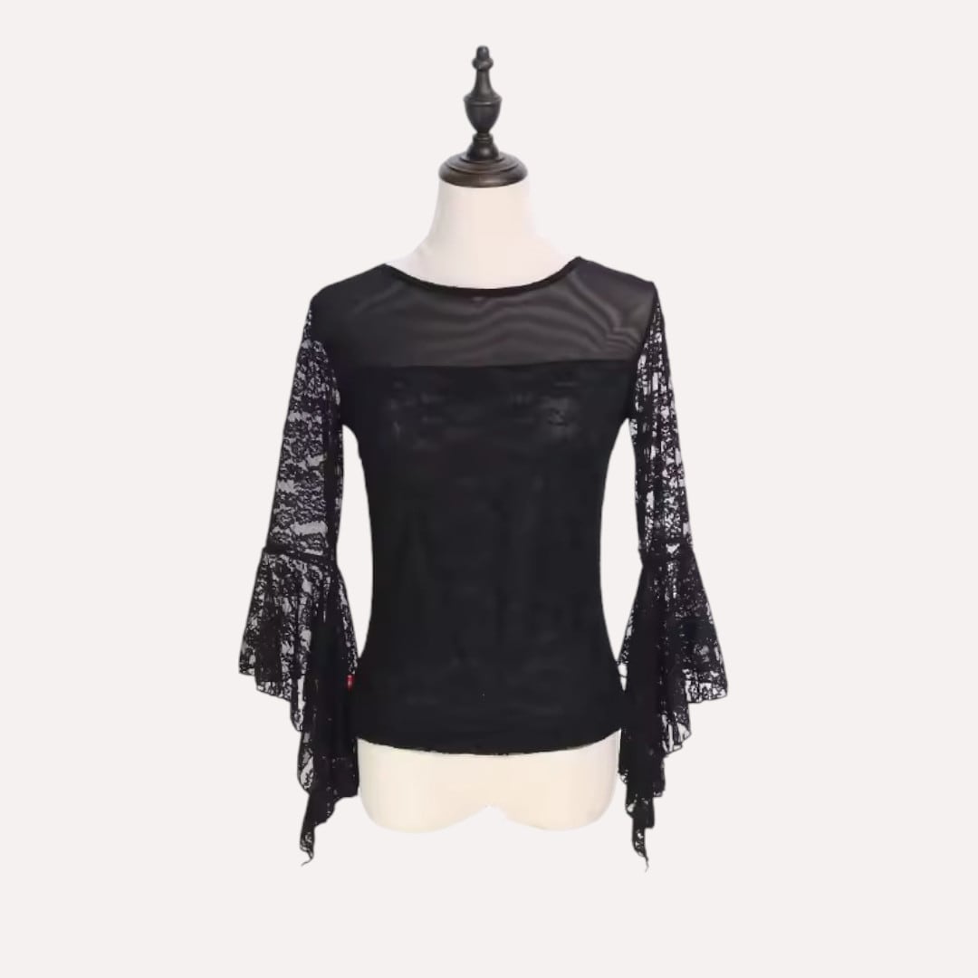 フラメンコ 練習用ファルダ 衣装 シンプル 緑 無地 1126 | aficionada