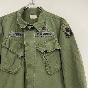 60's US ARMY jungle fatigue jacket MEDIUM-REGULER S1