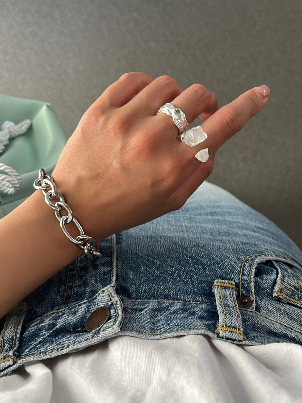 再入荷【3set】 silver bracelet ［SSB007］
