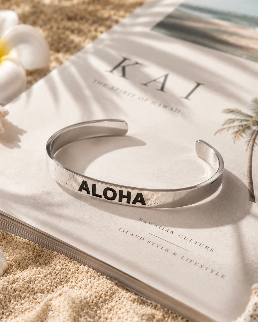 ❣️プロモーション価格❣️S.Steel ALOHA BANGLE