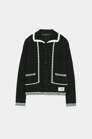 [ANDERSSON BELL] UNISEX NEW FANTASIA COLLAR CARDIGAN atb1414u(BLACK) 正規品 韓国ブランド 韓国通販 韓国代行 韓国ファッション ANDERSSONBELL アンダーソンベル 日本 店舗