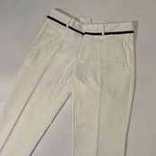 J.LINDEBERG ジェイリンドバーグ ホワイト スラックスパンツ 30/34" /NARROW FIT/メンズ/ゴルフ