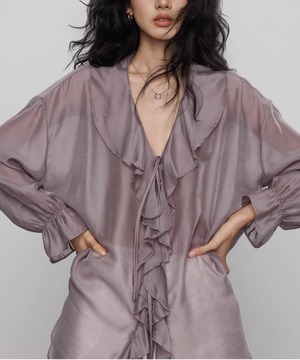 フリルブラウス【t-11020】