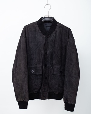 good fade nuback leather blouson
