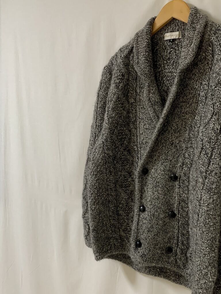1980's Design Double Breasted Knit Jacket "Burberrys"