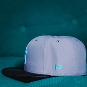 【gifthat別注】NEW ERA 59FIFTY/5950 NEYYANCO WS99 GRAY BLACK SEAGLASS