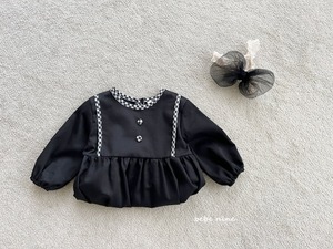 【bebe nine】ベビーアンバースーツ ブラック 70〜90cm 240847