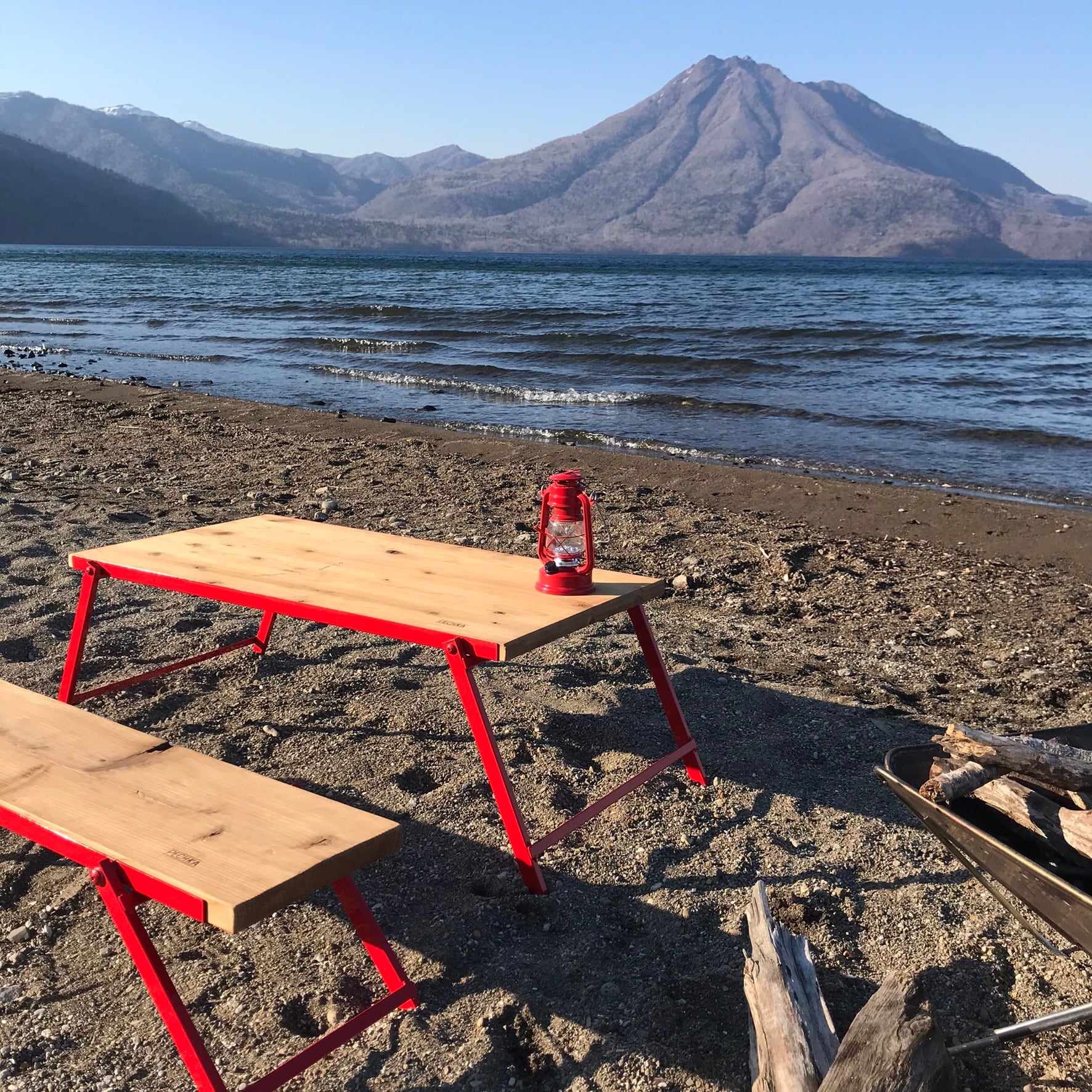 折りたたみローテーブル『チャーブル』【RED】 | PECHKA