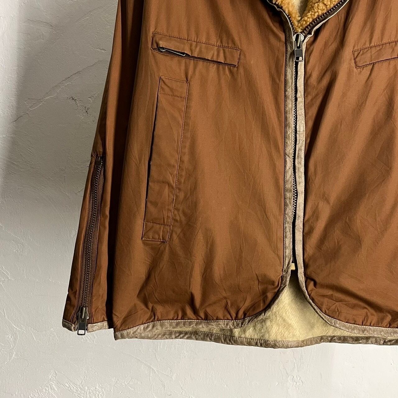 90s C.P.COMPANY Boa Lining Cotton Poplin Blouson 