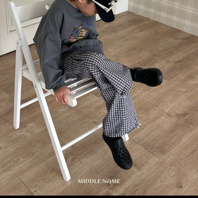 《送料無料》予約:チェック柄パンツ【MIDDLENAME】