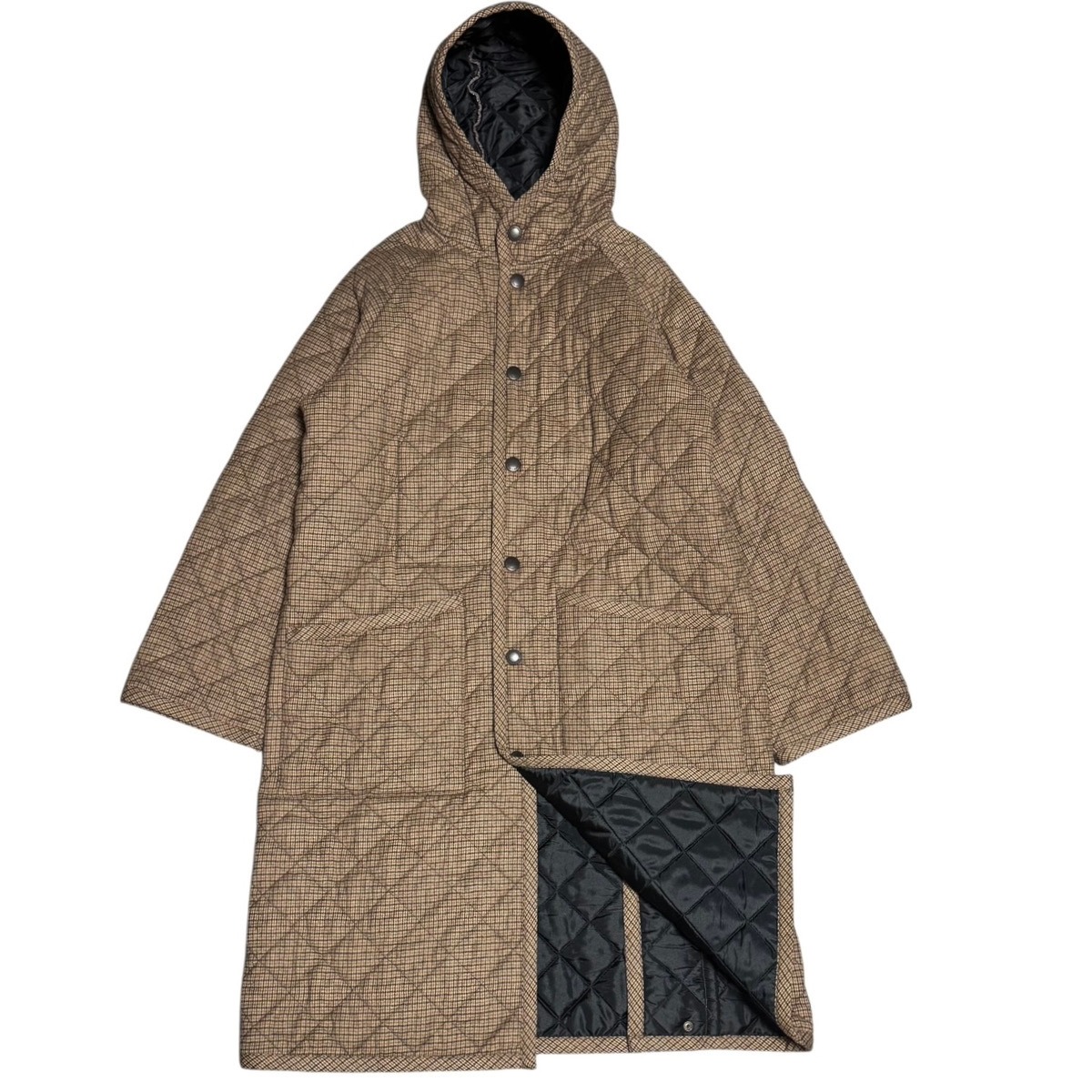 定価6.4万 Traditional Weatherwear adam et Rope別注 HAYTOR HOOD ガンクラブチェック ウール ...