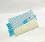 ハコフグ 　フラットポーチ｜とりさん工房ーかわいいハンドメイドポーチ