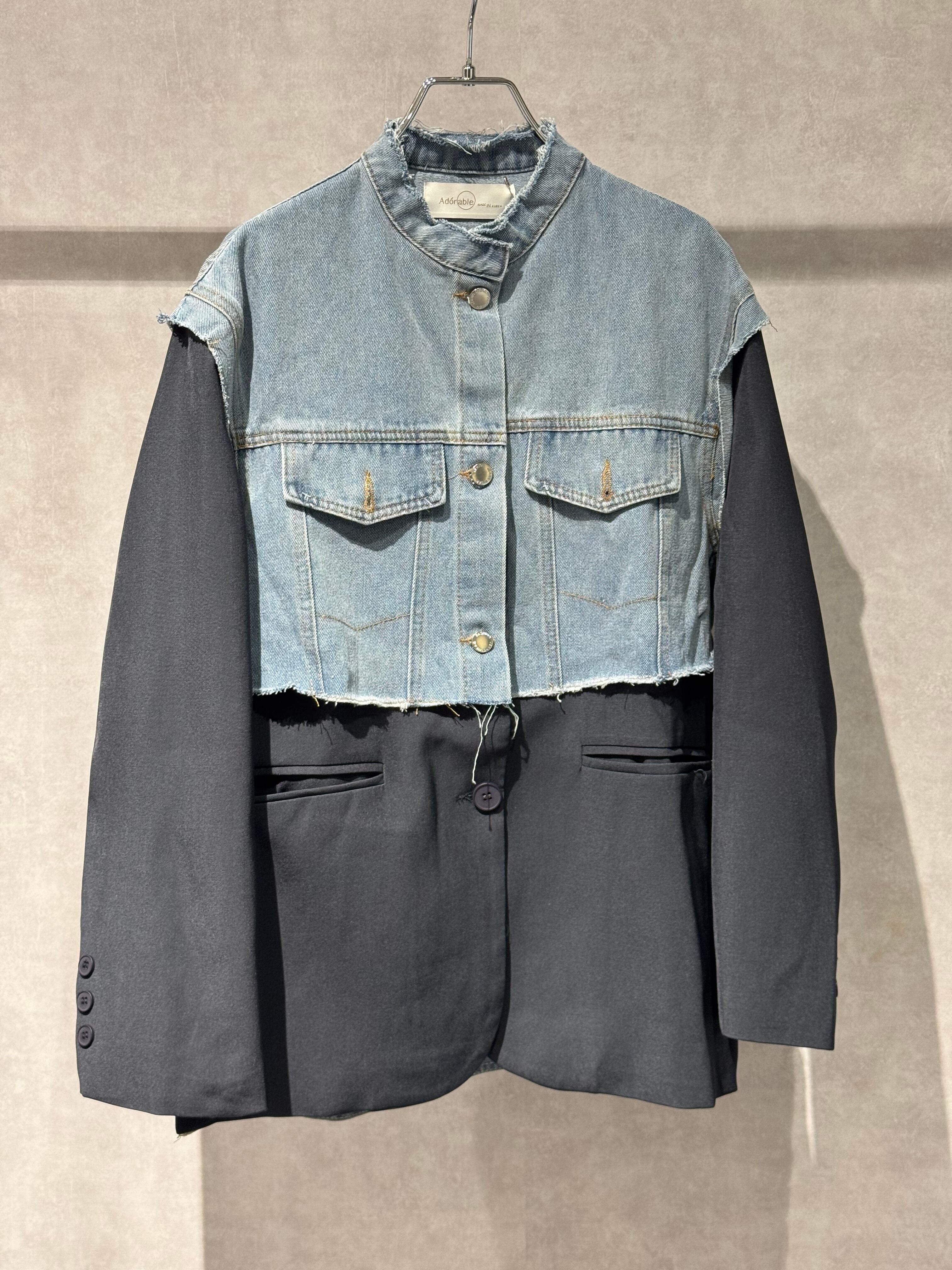 denim docking blazer