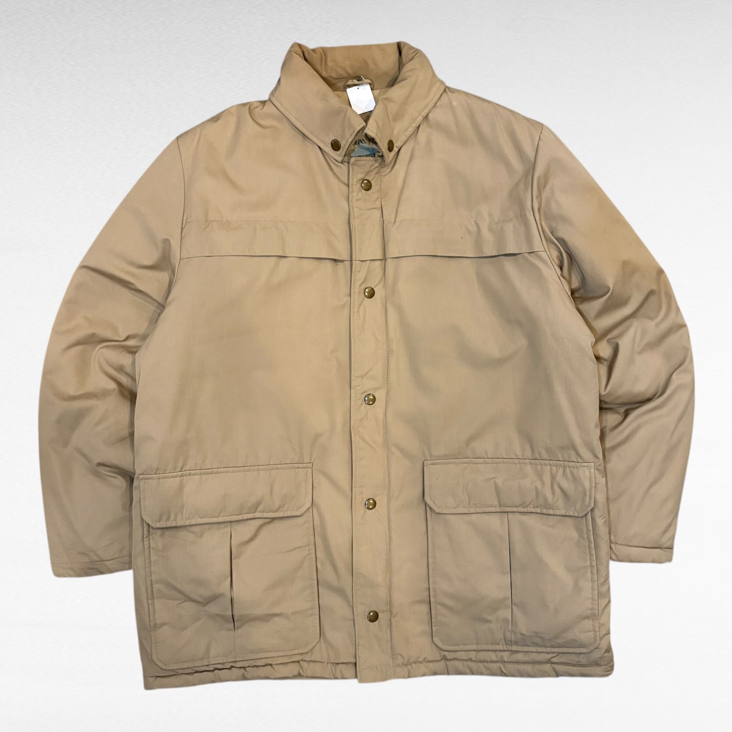 WOODBLOCK】 WIDE SLEEVE DUCK JACKET (Beige) | Pay ID