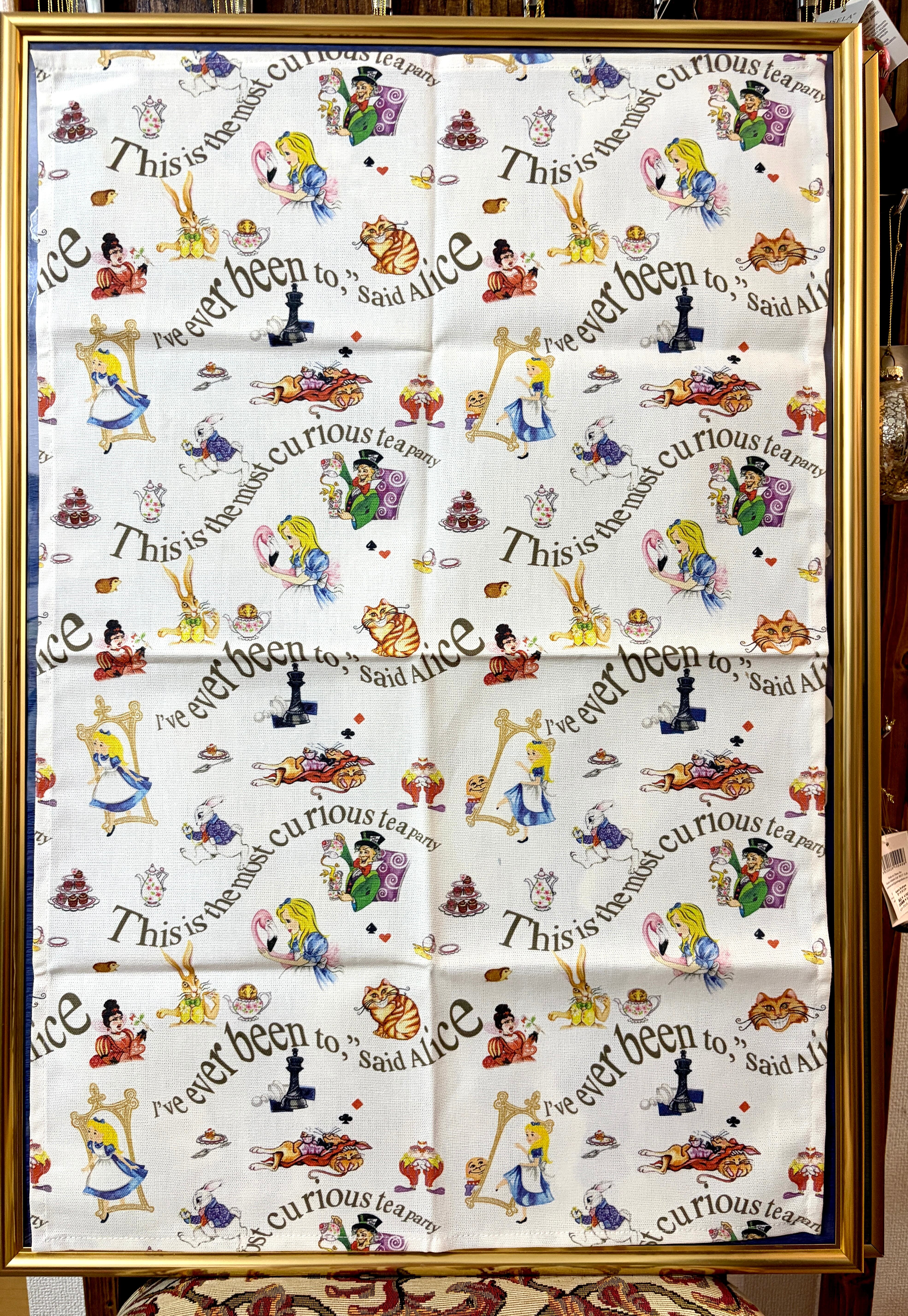 ◆ALICE IN WONDERLAND◆ティータオル◆カーデュー・デザイン◆Cardew Designs◆英国製◆