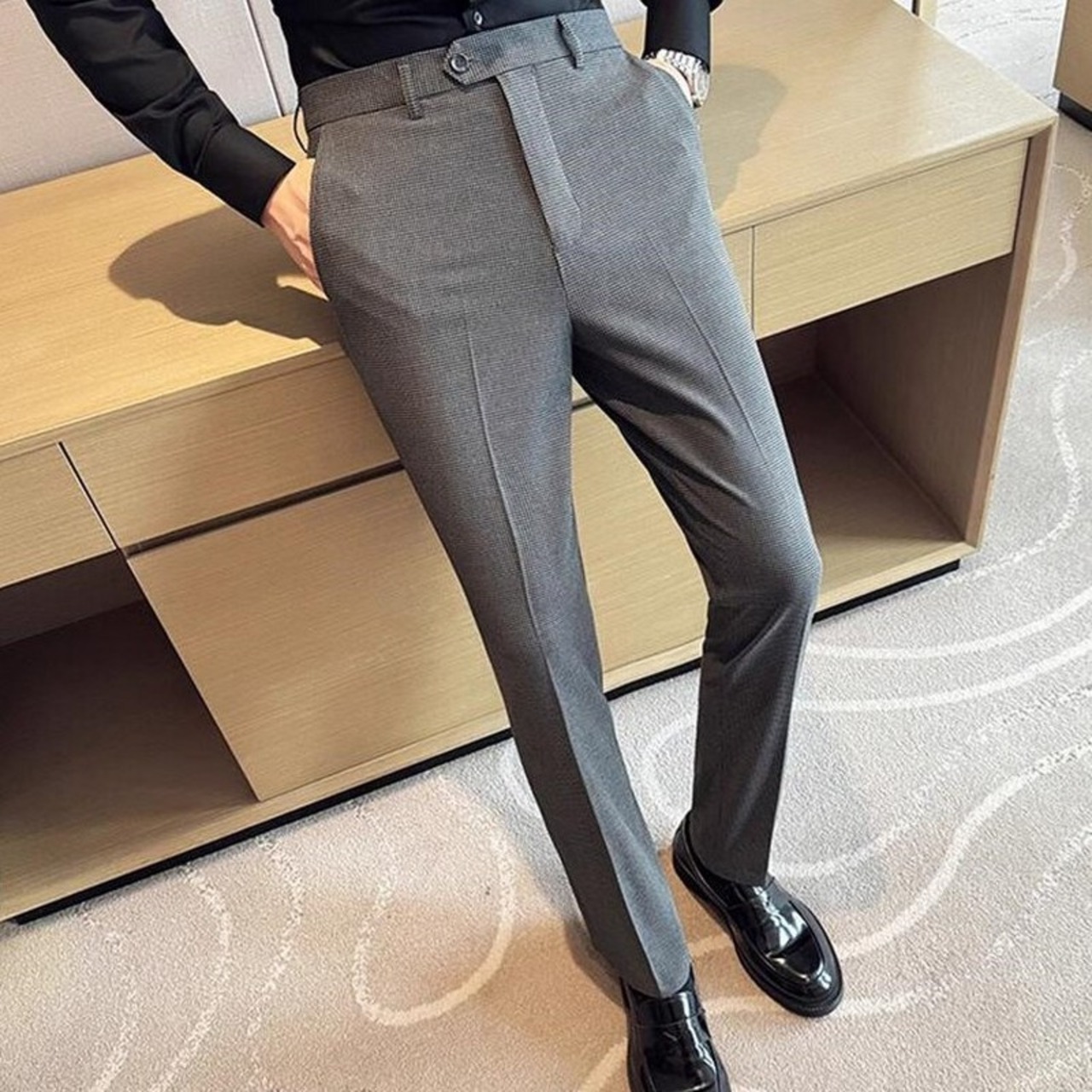 houndstooth suit pants 00316