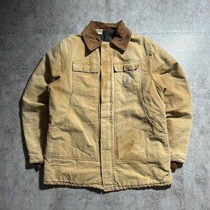 80-90s 星タグ USA製 carhartt ブラウン トラディショナルジャケット L