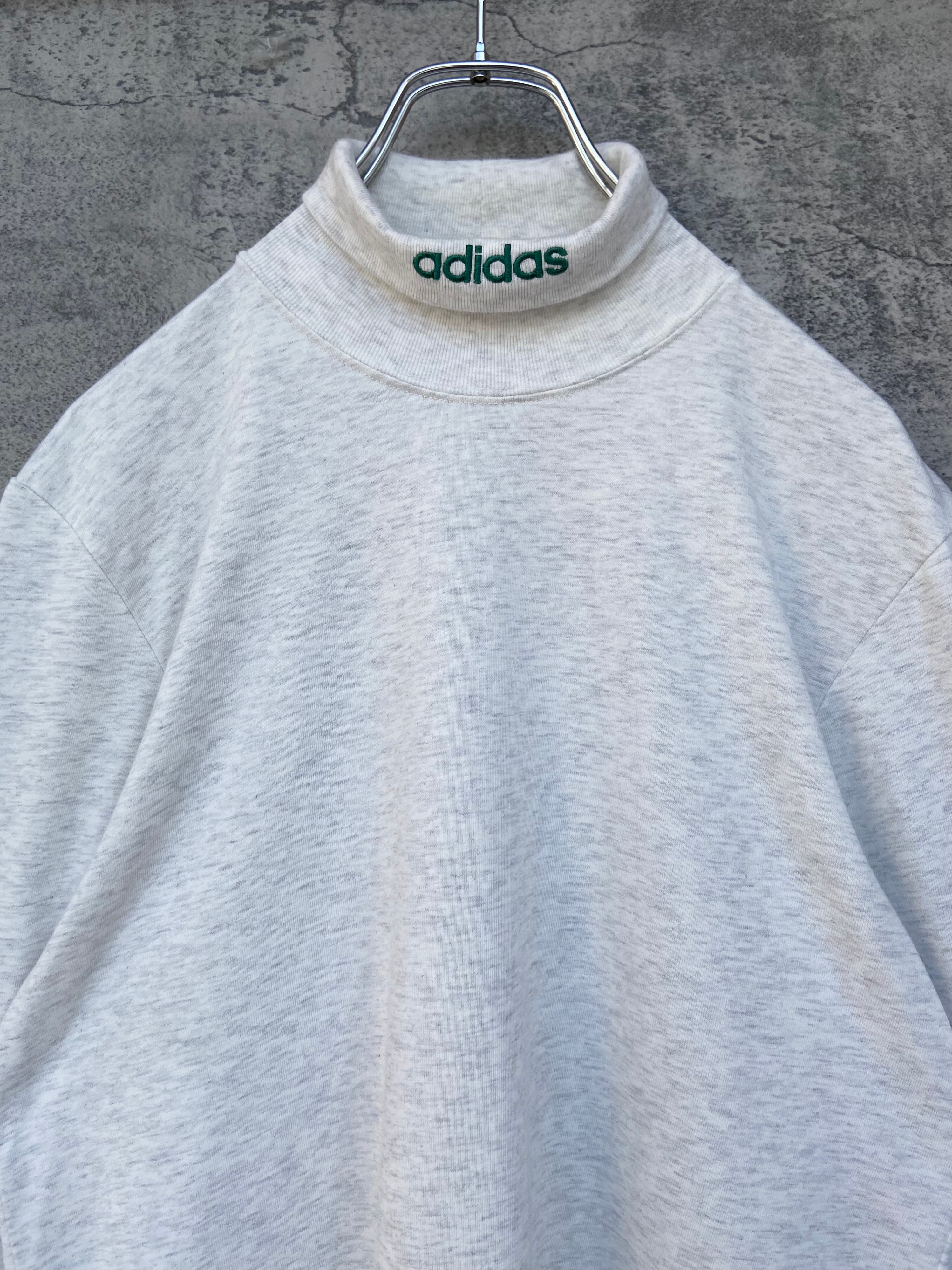 90s adidas モックネック スウェット オーバーサイズ