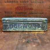1910s–1920s エッジワース アンティーク タバコ缶 EDGEWORTH EXTRA HIGH GRADE PLUG SLICE Vintage Tobacco Tin T-768