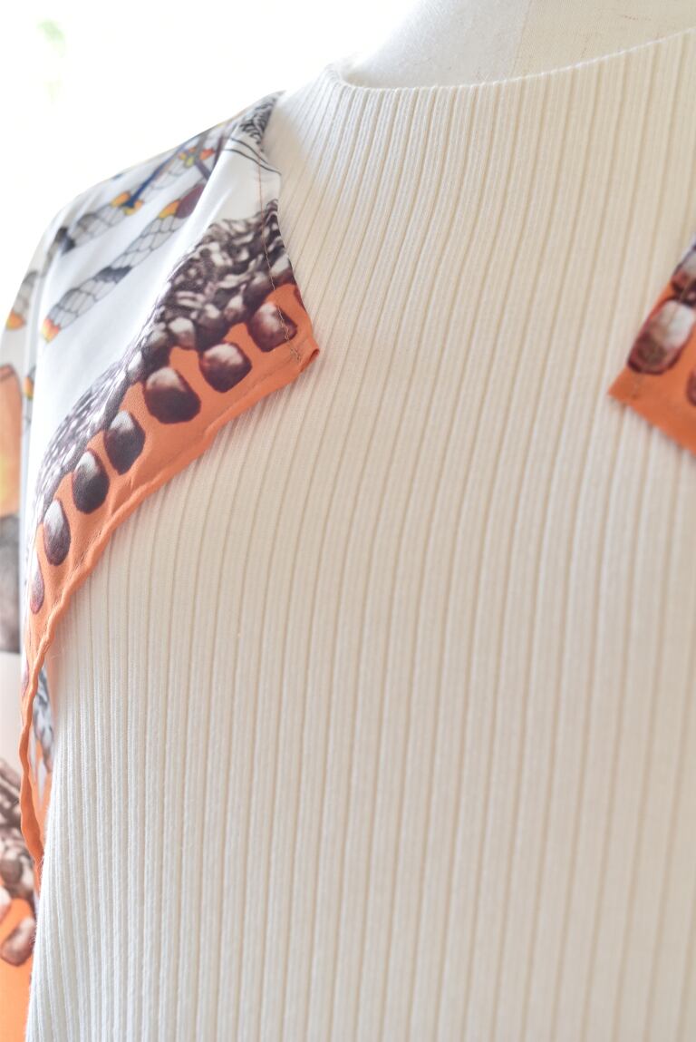 Lallia Mu(ラリア・ムー) 26S/S スカーフスリーブカットソー | junemie