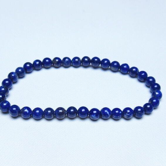 ラピスラズリ ブレスレット 5mm 一点物 メール便可 [M便 1/10] 111-48433