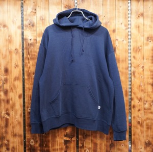 90s russell athletic スウェット パーカー L/ラッセルアスレチック　ネイビー　usa製