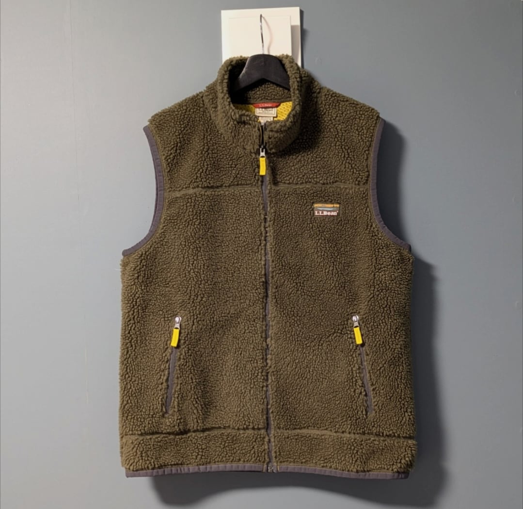llbean mountain pile fleece vest 小岩店