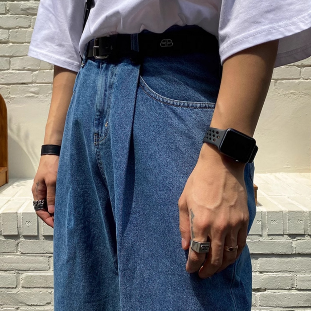 カットオフルーズデニム　0656