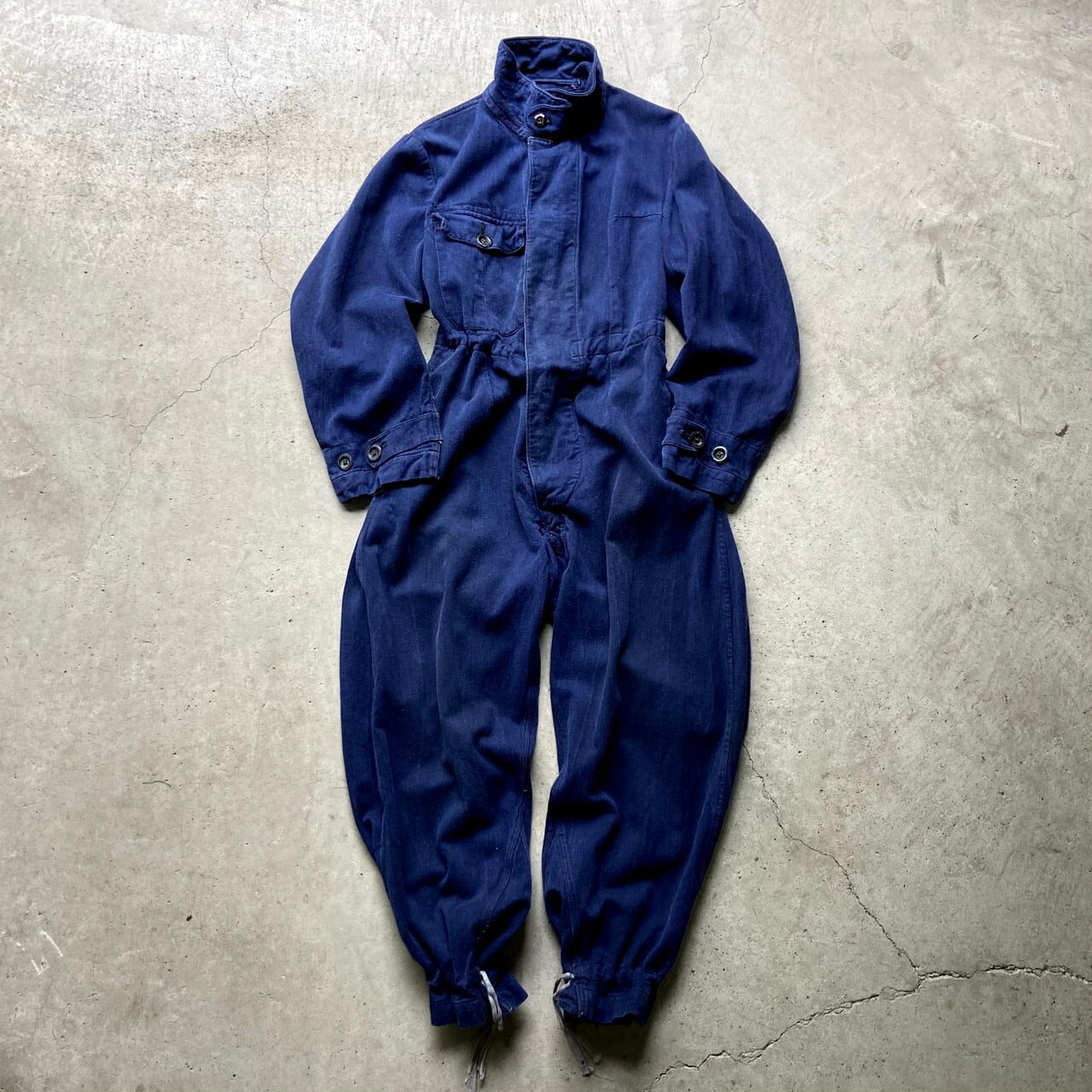 40〜50年代 HBT フレンチワーク オールインワン メンズS相当 W30 古着  