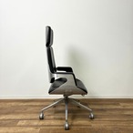 Interstuhl SILVER インタースツール シルバー オフィスチェア デザイナーズ家具 Cassina ixc. 本革 ブラック系【中古】【250サイズ】