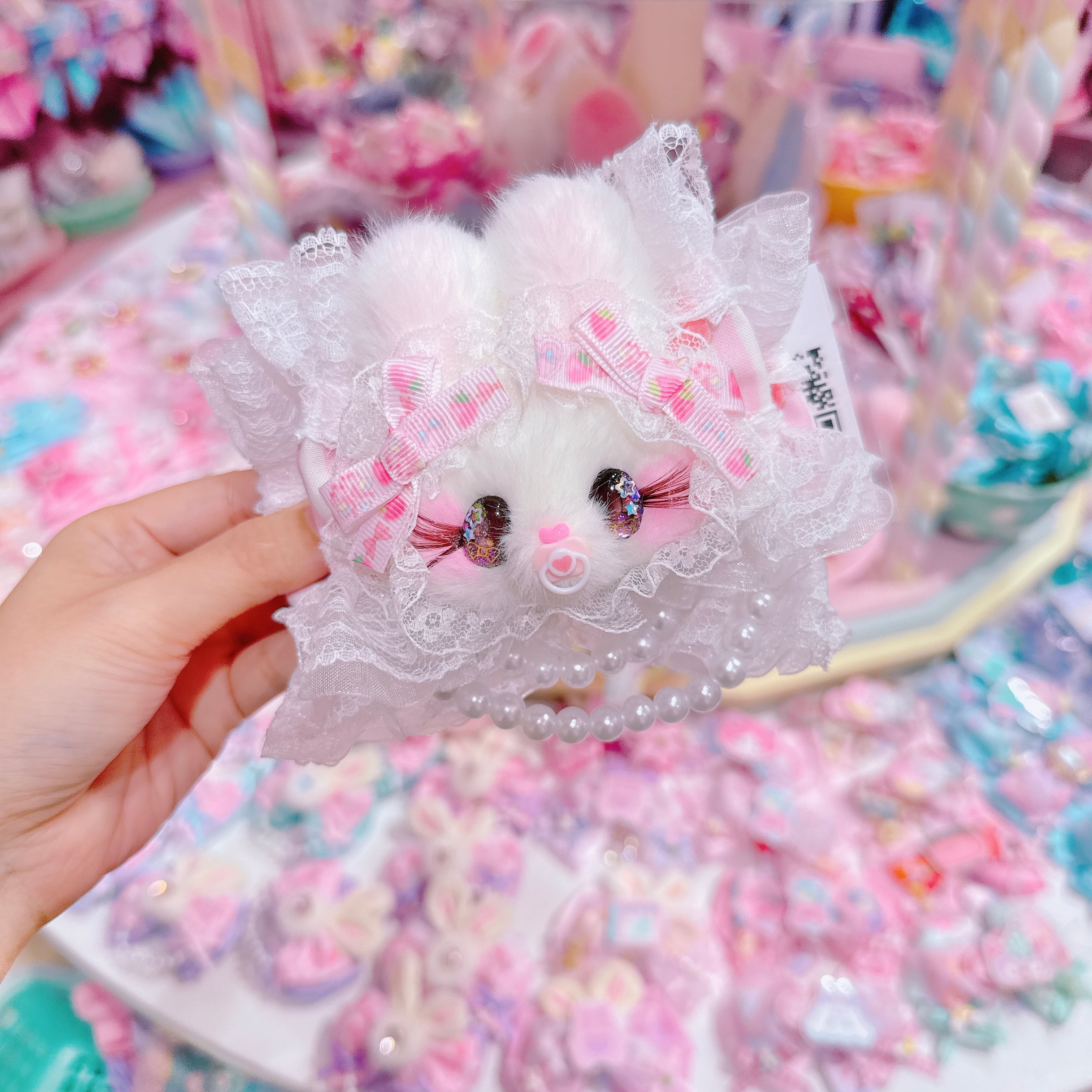 【G10】82-6ぬいぐるみヘアクリップ