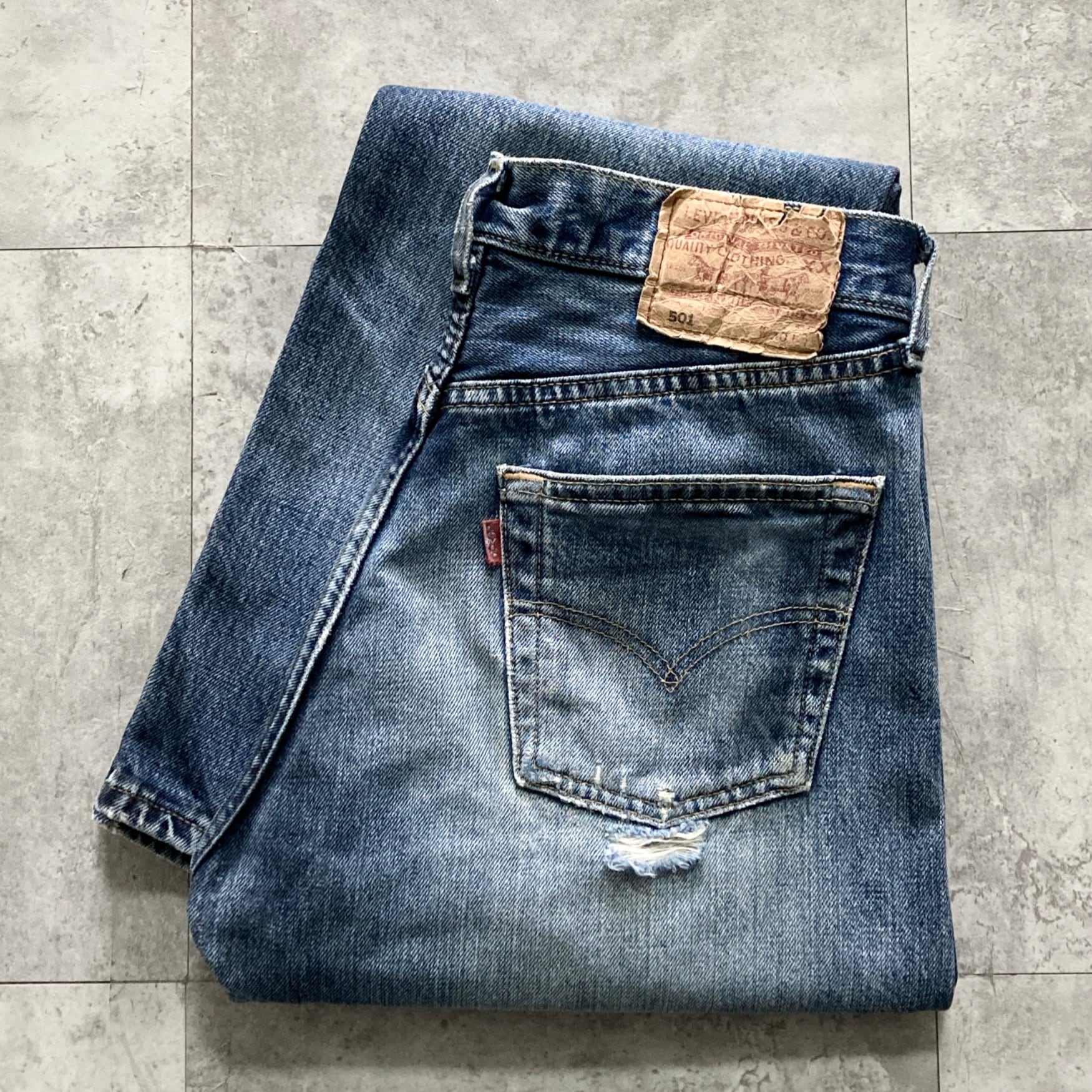 90s ビンテージ Levi's 501 W36L30 アメリカ製 裏刻印532 W36 L32】90's US.Levis 501 リーバイス ノックスビル工場(532) ボタン