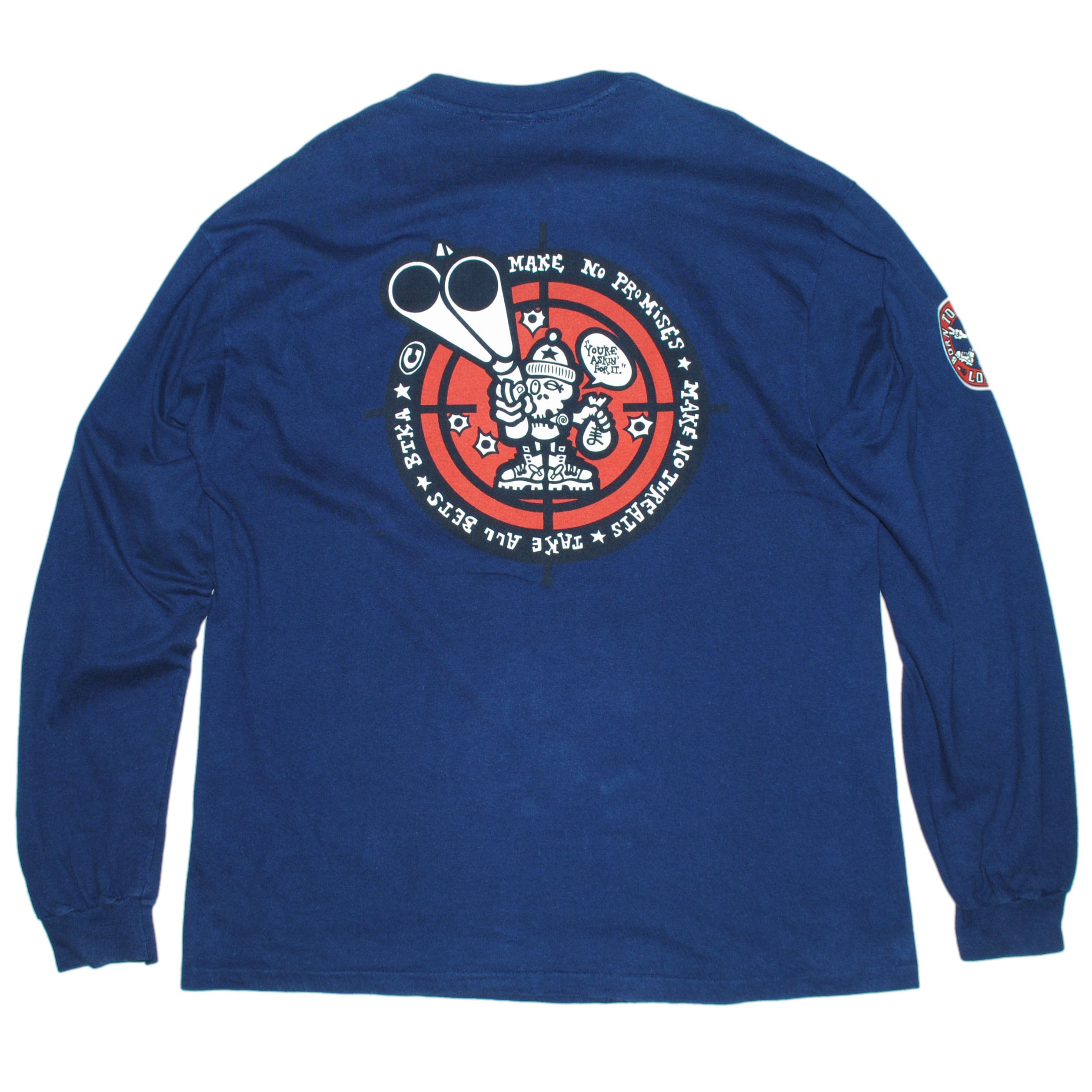 Born To Kick Arse』 90s UK vintage L/S Tee | excube.e_shop