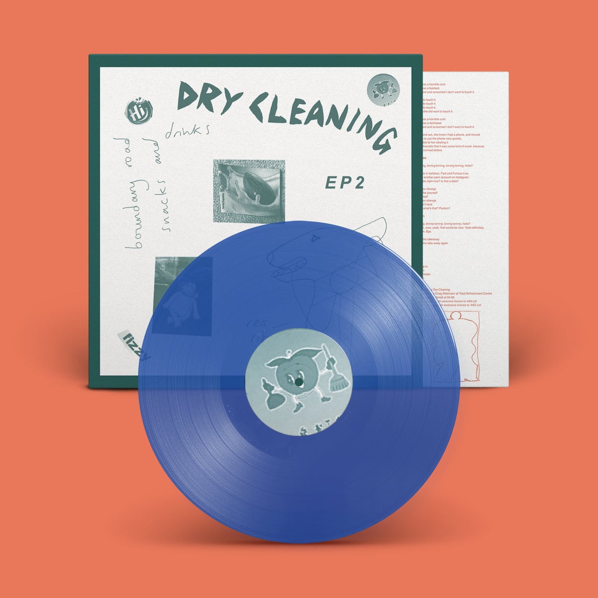 Dry Cleaning / Boundary Road Snacks and Drinks / Sweet Princess（Ltd Clear Blue LP）