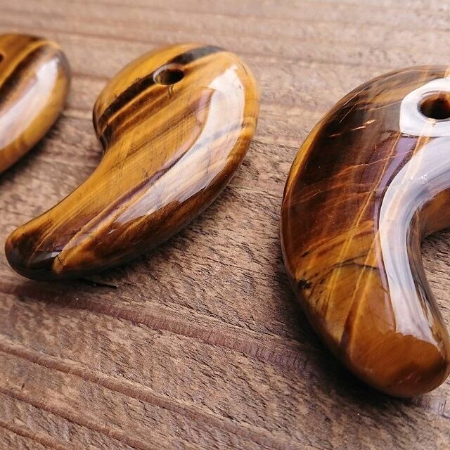 天然石 勾玉 特大 60mm タイガーアイ | shoprahu
