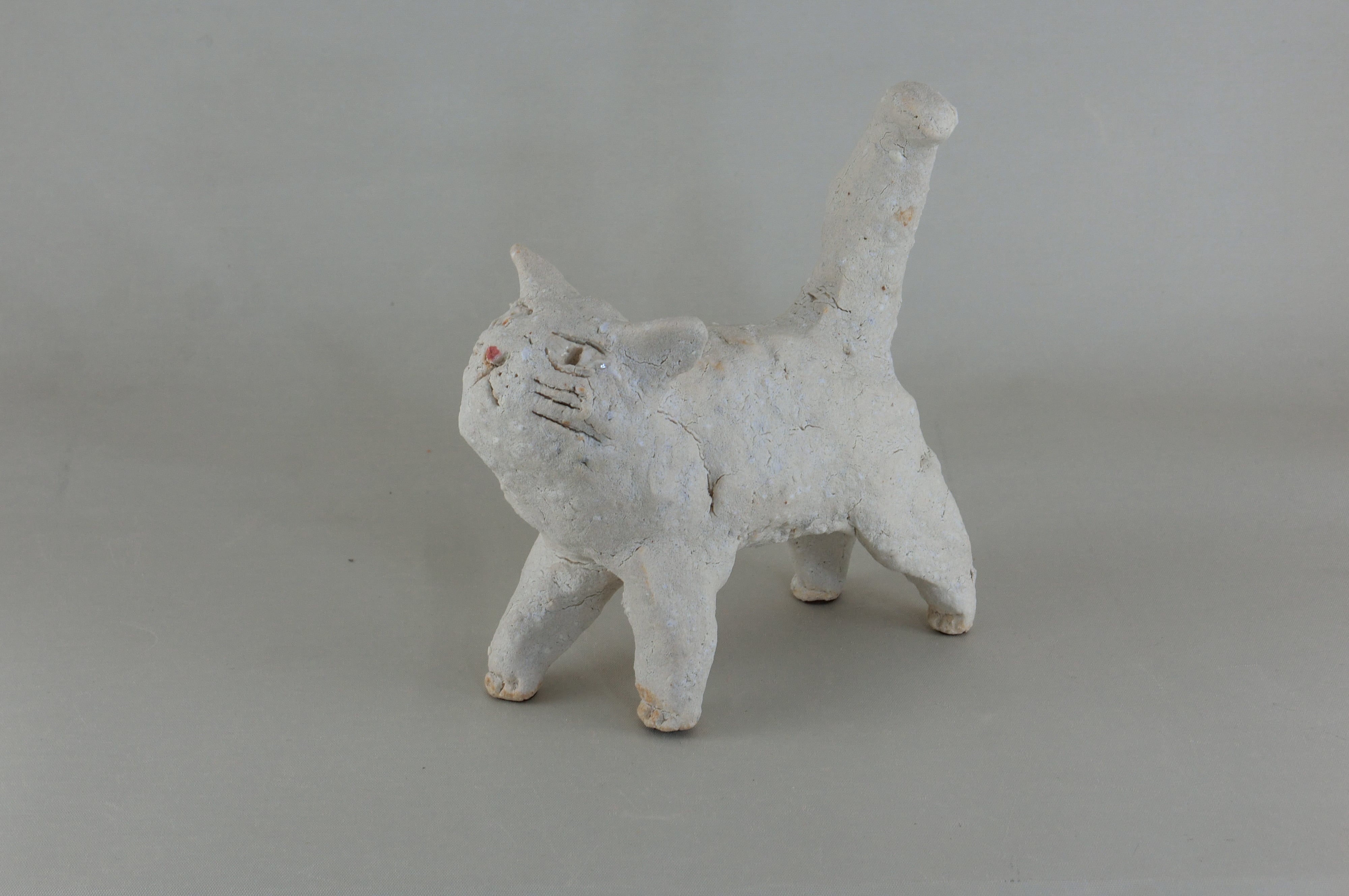 幸生窯　前川幸市作　猫（立ち）