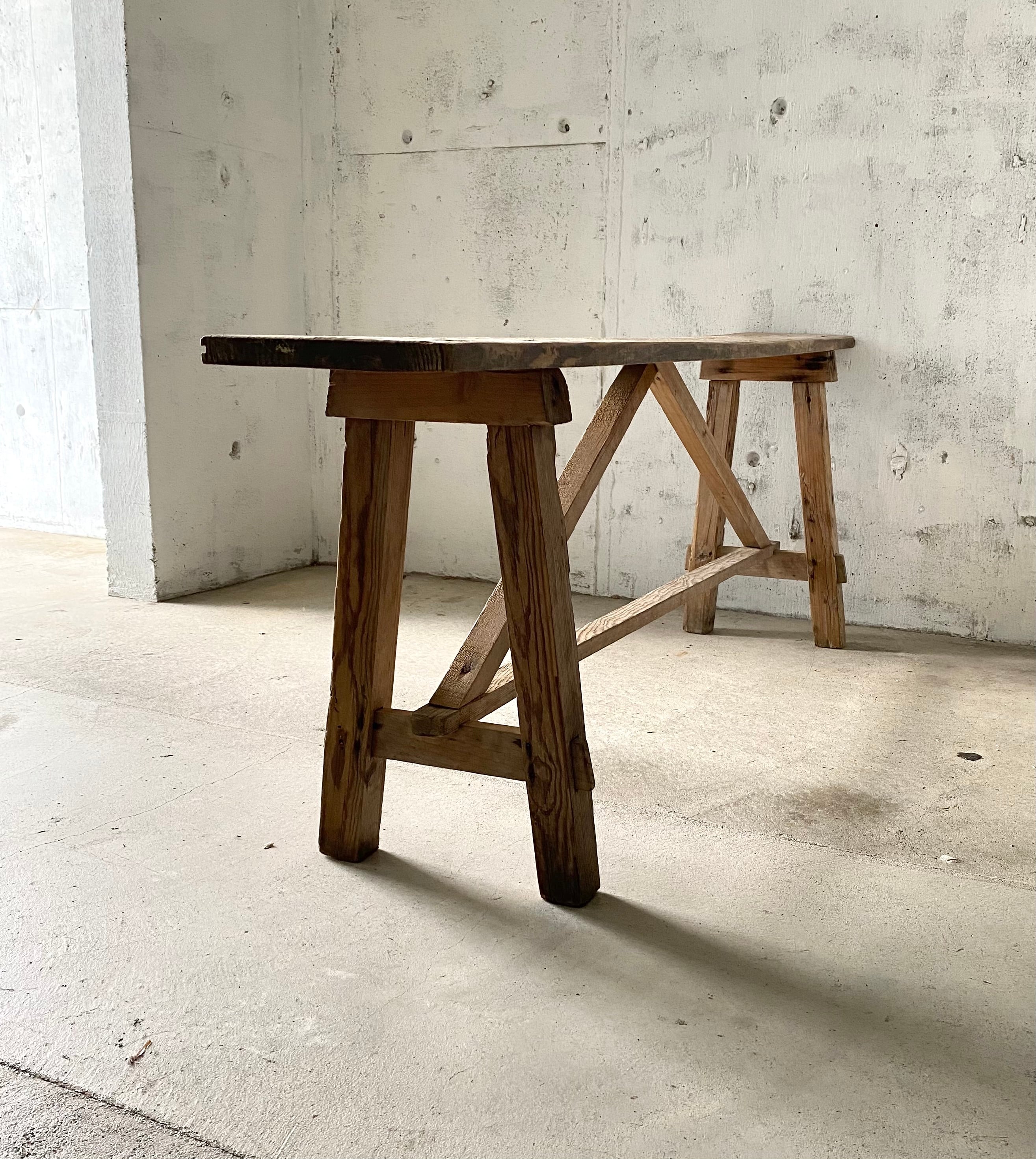 古木の木製ベンチ[古家具] | giraffes craft