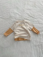 【取寄/韓国直送】minirobe 26/AT アーバンロゴハーフTシャツ|秋服|韓国子供服