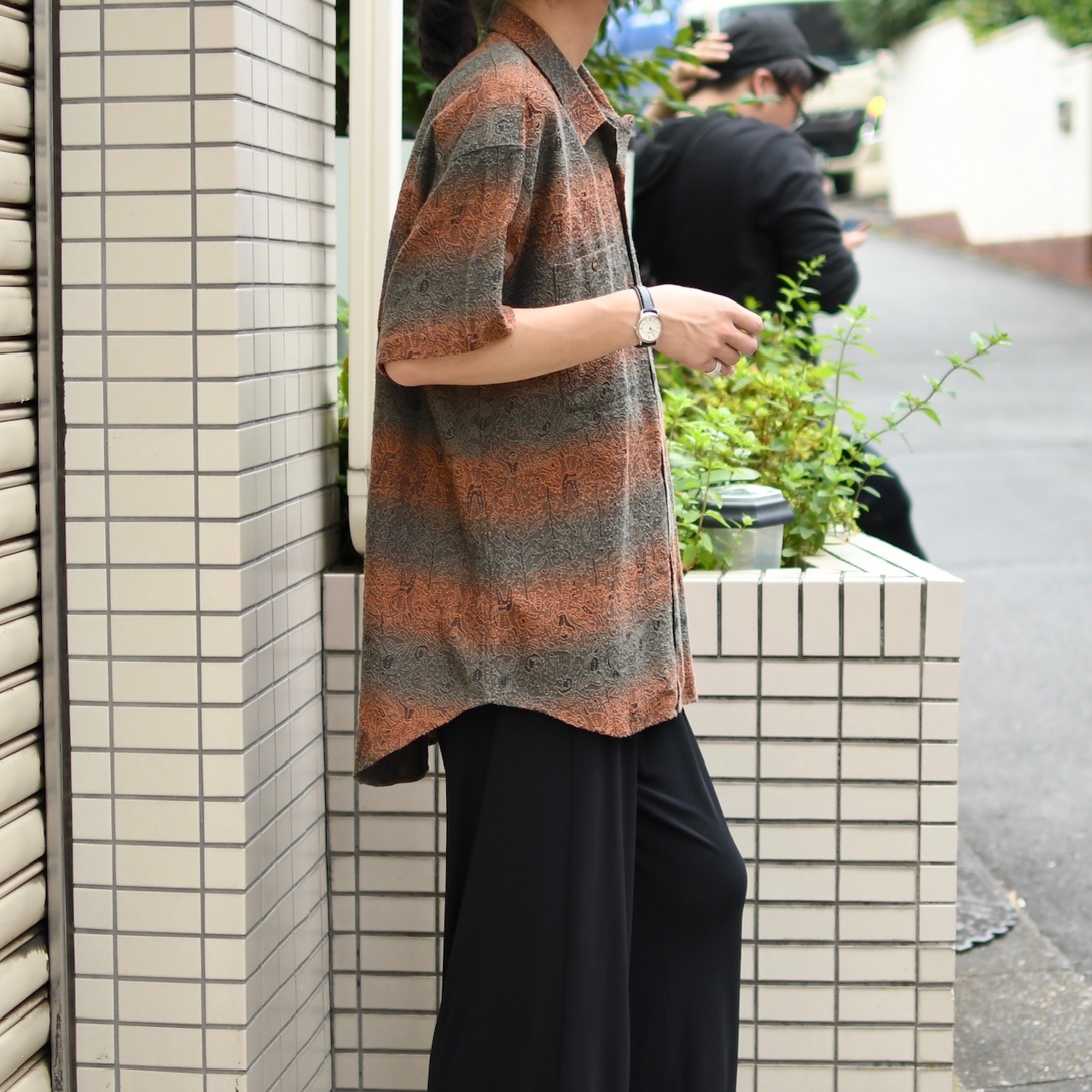 clown jacquard weave design shirt