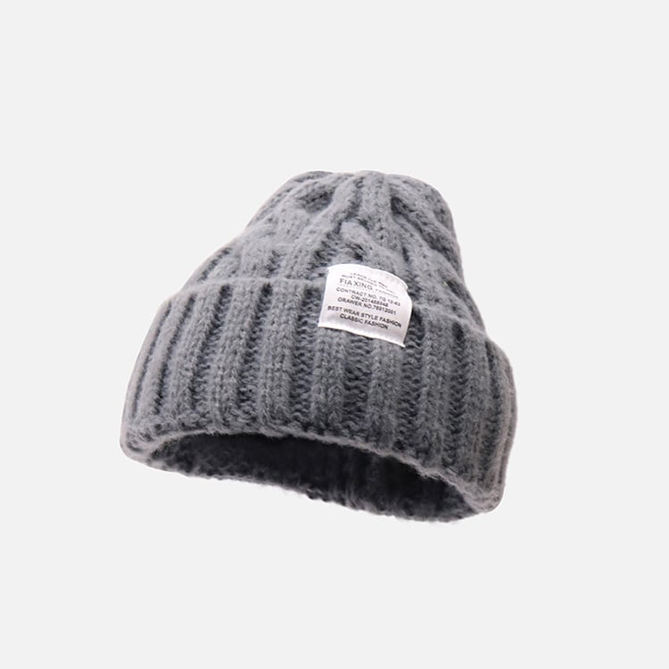 ★TWISTED WOOL KNIT HAT　　25189