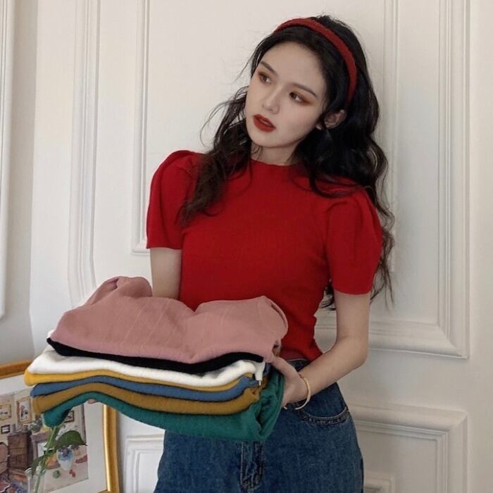 ショートスタイルシャツ スプリングホワイトTシャツ トップス 春物 1号婦人80759670504