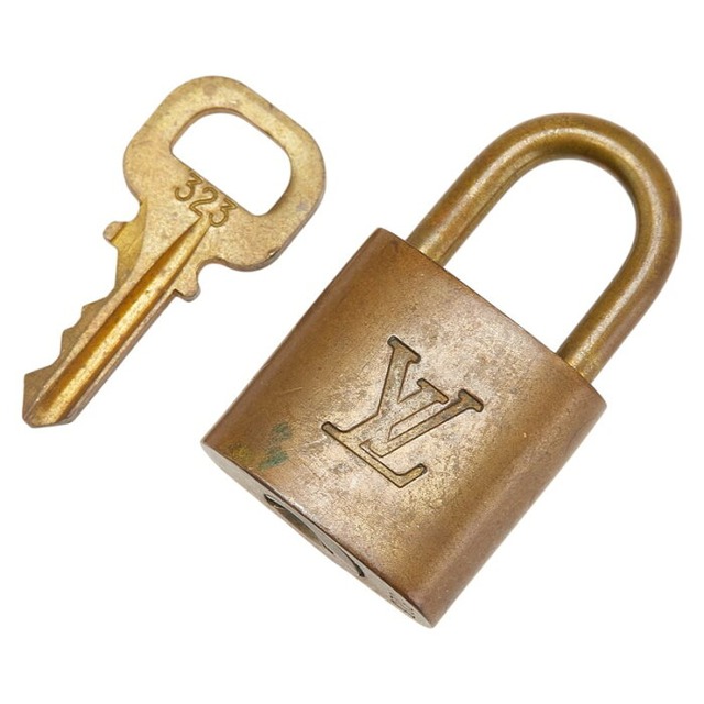 ルイ ヴィトン カデナ 南京錠 キー セット ゴールド メッキ レディース LOUIS VUITTON 【中古】