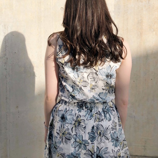 花柄ノースリーブワンピース｜画像4