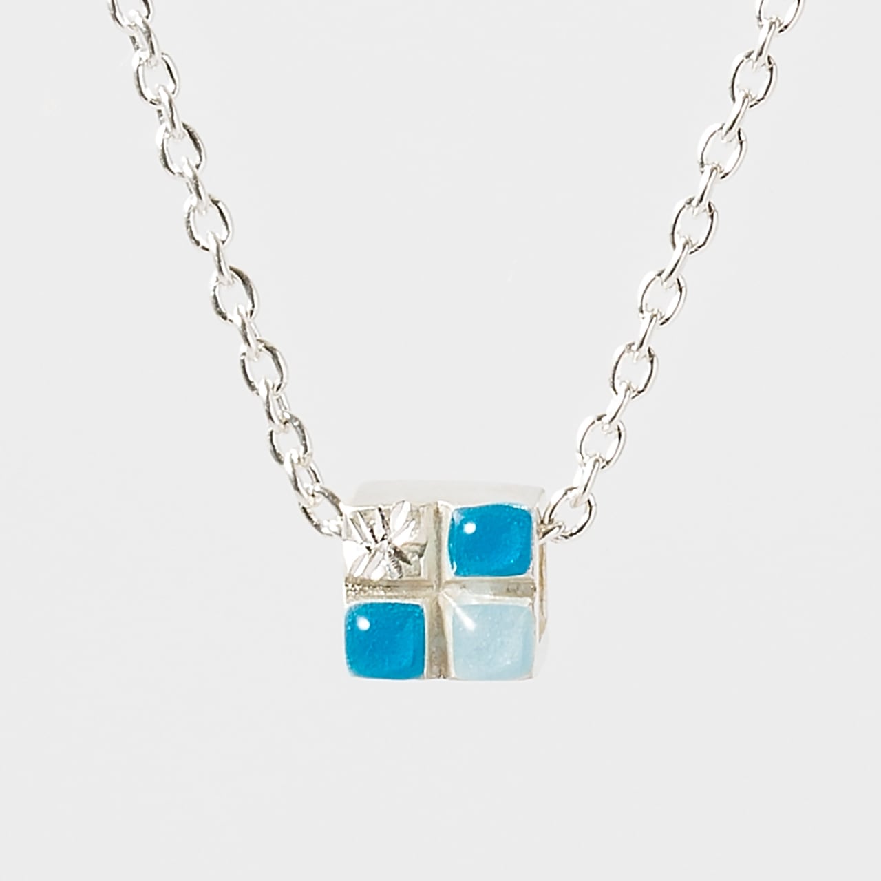 SAIKORO aqua & cyaan - necklace -