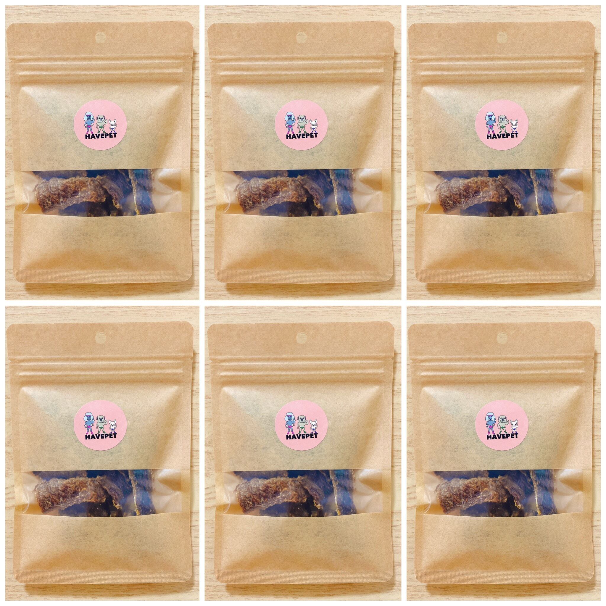 送料無料】馬肉ジャーキー30g×6袋 お買得パック 犬のおやつ 無添加