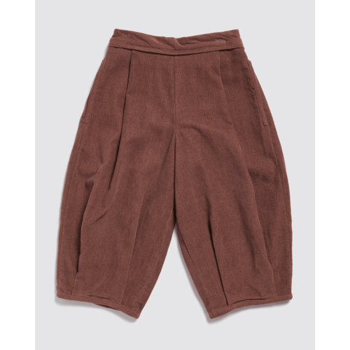 Little Cotton Clothes　Jessica Trousers Velvet in Nutmeg