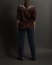 1970's Montgomery Ward / Embroidery Cowboy Shirt