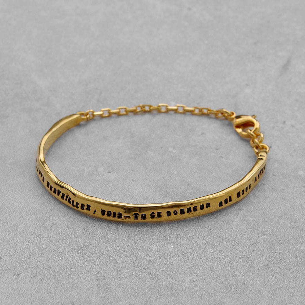 即納】SERGE THORAVAL | Bonheur 幸せの手錠 ブレスレット(B57 0002  