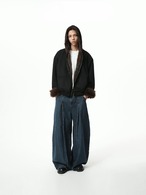 BOOGOOVOGUE Reversible Sable Fur Hoodie